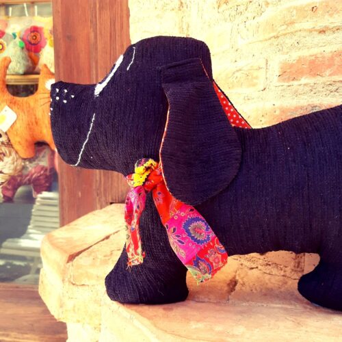 Cojín infantil perro negro - Imagen 4