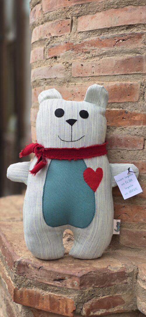 peluche infantil osito amoroso rayas