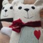 Peluche infantil hecho a mano. Osito amoroso para niños.